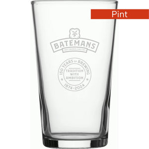 Batemans Logo Pint Glass