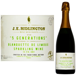 Limited Edition Boxed 5 Generations Blanquette de Limoux Sparkling Wine