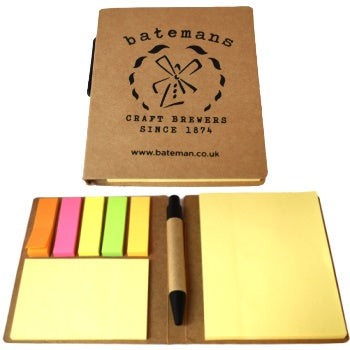 Batemans Brewery Sticky Note Pen Booklet